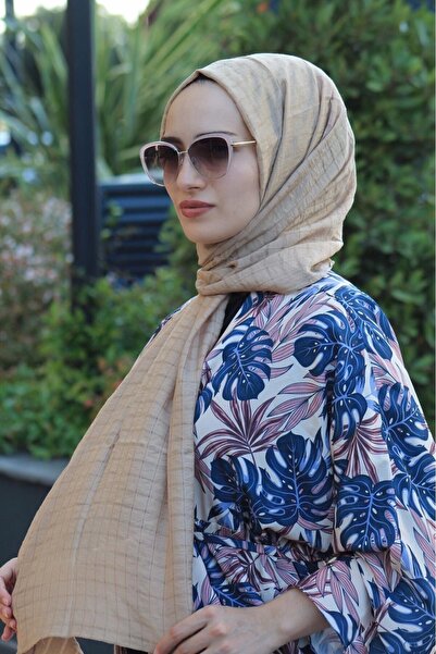 Balse Kadın Bej Light Şal