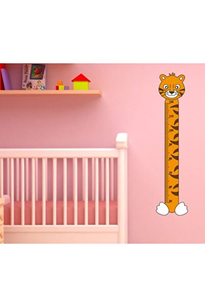 MDM Dizayn Unisex Çocuk Dekoratif Boy Ölçme Sticker