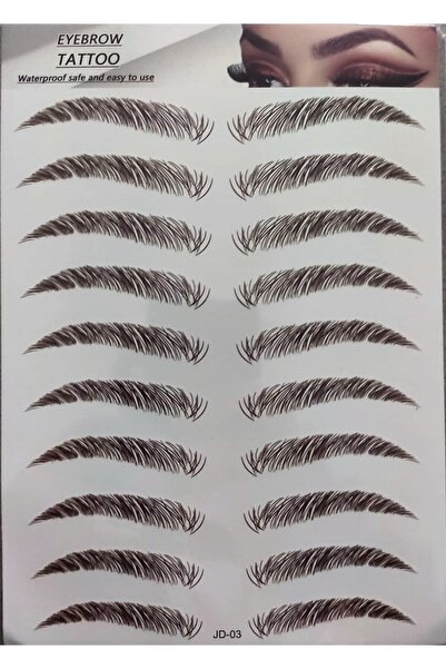 Çeyizci Kaş - Kirpik Bakım Yağı Gerektirmeyen Kaş Dövmesi - Jd-03