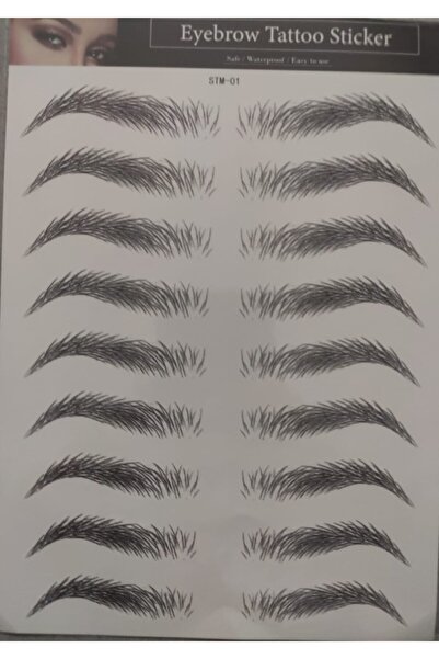 Çeyizci Kaş - Kirpik Bakım Yağı Gerektirmeyen Kaş Dövmesi - Stm-01