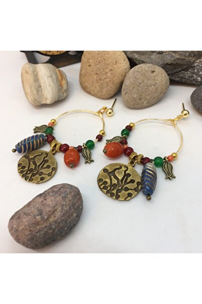 Porsuk Alternatif El Yapımı Etnik Otantik Bohem Küpe