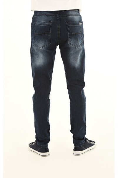 BLACK STEEL Erkek Antrasit Denım Slımfıt 20069  Pantolon