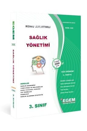 egem egitim yayinlari aof saglik yonetimi 3 sinif 5 donem guz donemi konu anlatimli soru bankasi fiyati yorumlari trendyol