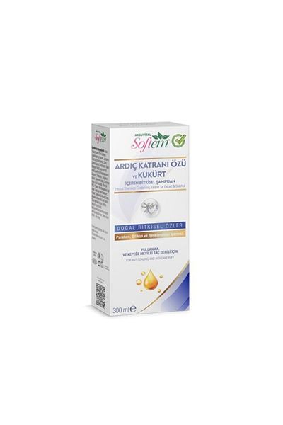 Aksu Vital Herbal Shampoo - Juniper Tar Extract and Sulfur 300 Ml