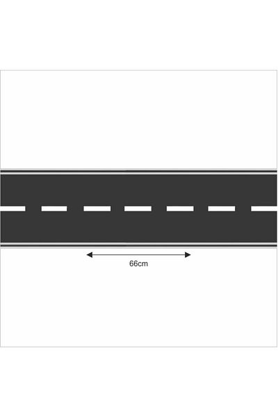 Dytac 2-Piece Model Adhesive Path 1:200 4x48 Cm Scale (VIM-72)