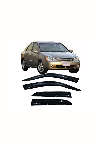 Genel Markalar Kia Cerato 2009 Model Cam Rüzgarlığı Parlak 4 Parça Kolay Mont...