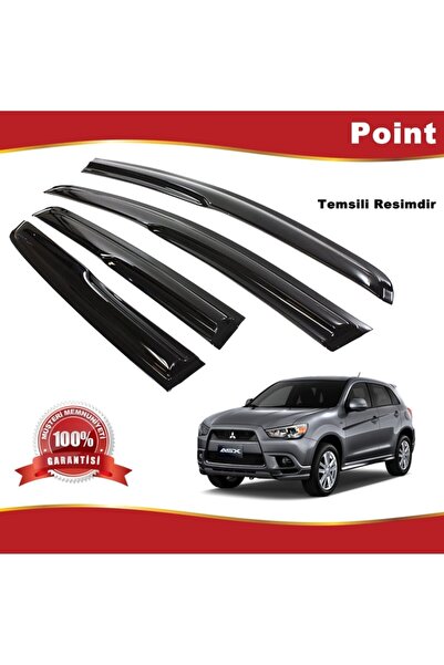 Point Mitsubishi Asx Mügen Cam Rüzgarlığı 2010-sonrası 4 Lü Takım