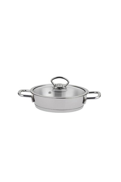 Nehir Silver Steel Pan Set
