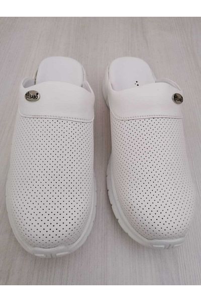 20tasarımterlik White Color Light Sole Orthopedic Medical Slippers Model Nurse Slippers Doctor Slippers White Slippers