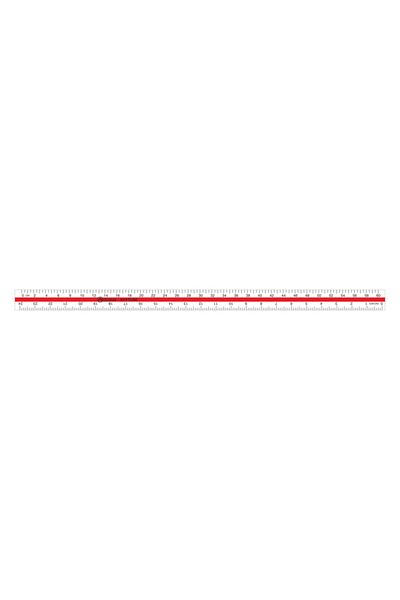Artscholar White Plastic Straight Ruler 60 cm tcd60