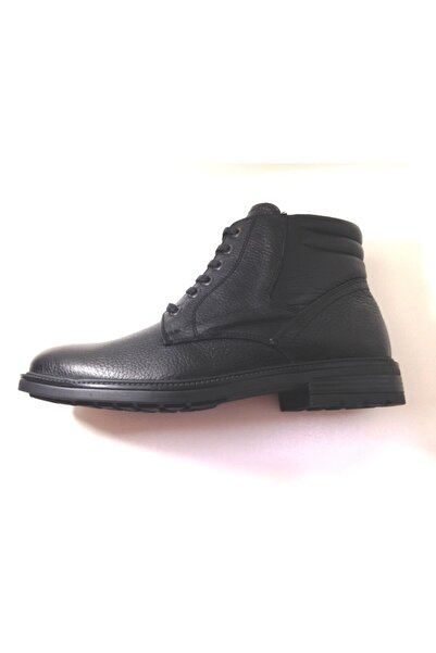 JAMES FRANCO Чоловічі черевики з натуральної шкіри, чорні, на шнурівці та блискавці