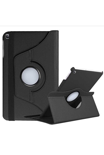 Nezih Case Samsung Samsung Tab A 8.0 (2019) T290 Dönebilen Standlı Kılıf Siyah