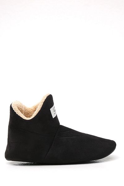 Violetta Shoes Γυναικείες μαύρες μπότες για το σπίτι