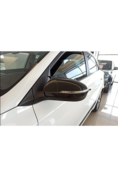 autovision Hyundai I20 Sinyalli Batman Yarasa Ayna Kapağı Piano Black