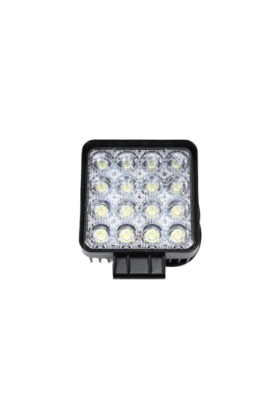 AEM 16 Led Kare Çalışma Lambası 12v-24v Uyumlu 48w Off Road Sis Farı Marka 18...