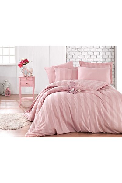 Hobby Σετ Παπλωματοθήκη Διπλής Κρεβατοκάμαρας από Πούδρα Σατέν Ζακάρ