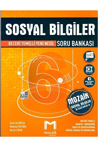 Mozaik Yayınları 6. Sınıf Sosyal Bilgiler Soru Bankası