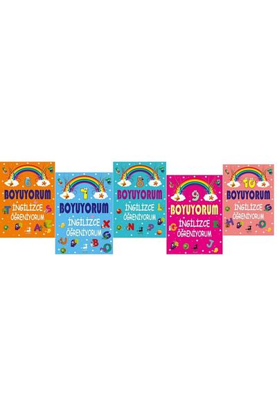 Olimpos Yayınları I'M Learning English 2. Set - I'M Painting (5 Books)