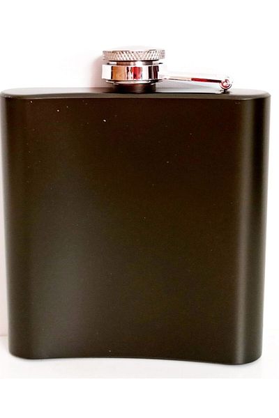 Mixperi 6 Oz Stainless Steel Khaki Color Flask
