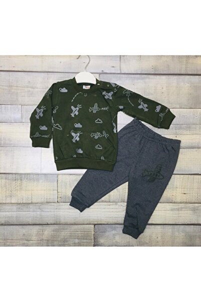 Babix Erkek Çocuk Haki Takım