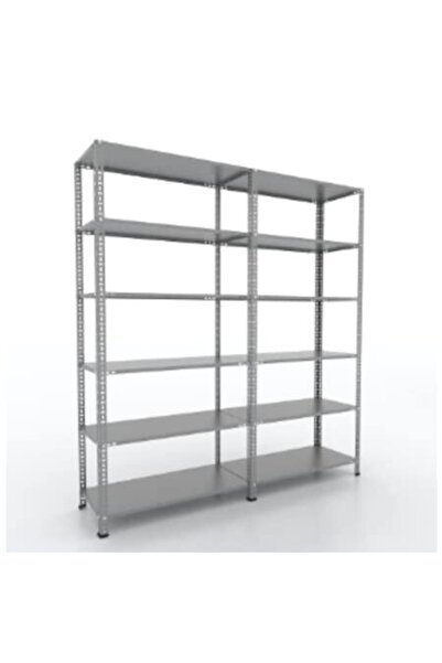 Herrafburada Çelikrafburada 6 Katlı Duble 2 Li Galvaniz Çelik Raf Arşiv Depo ...