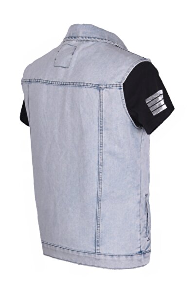 viking's line Erkek Yelek Spor Giyim Buz Mavi