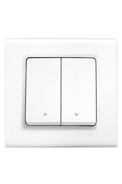 VİKO K/M Beyaz Jaluzı Kumanda Anahtarı