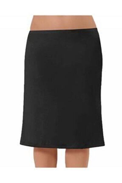 NBB 2901 Μαύρη μαύρη φούστα κάτω από το γόνατο
