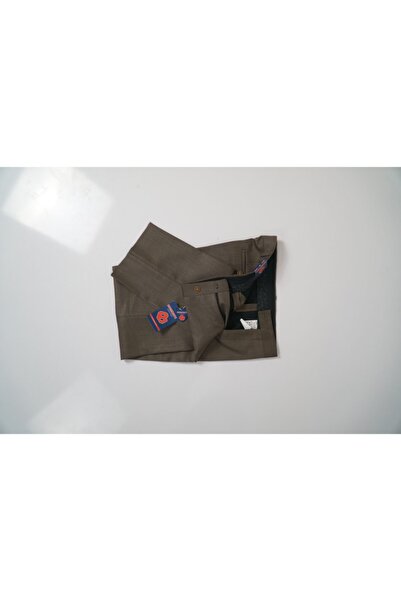 Bomonti Ανδρικό καφέ κλασικό υφασμάτινο παντελόνι