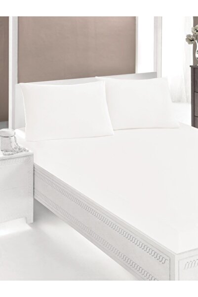 Evim Home %100 Pamuk Akfil Lastikli Çarşaf Seti