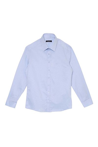 Pierre Cardin Μπλε Slim Fit Dobby πουκάμισο
