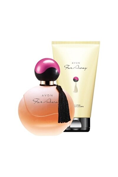 AVON Far Away Edp 50 ml Kadın Parfümü ve Losyon Seti 4256730987623