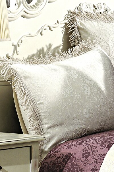 Nazik Home Sultan 4 Season Single Bedspread Set Cream
