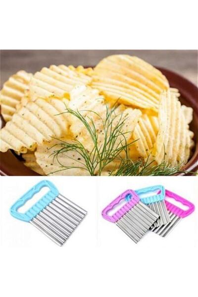 Uçar Pratik Patates Meyve Sebze Doğrama Dilimleme Cips Bıçağı