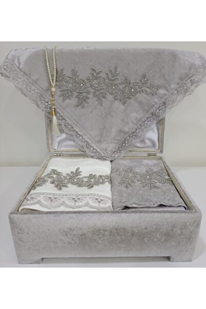 Lamazihome Sandıklı Seccade Takımı Seccade Seti Gelin Damat Bohça Çeyiz Seti ...