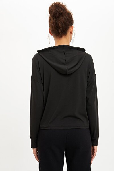 DeFacto Kapüşonlu Sporcu Sweatshirt