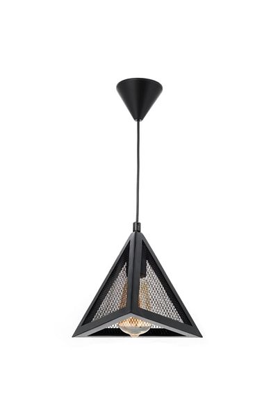 Uçar Single Metal Triangle Pendant Lamp