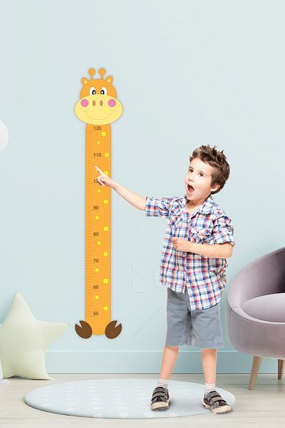 Tilki Dünyası Cute Chubby Giraffe Height Chart