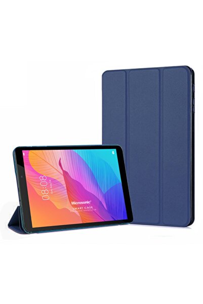 Microsonic Matepad T8 8'' Uyumlu Kılıf Slim Translucent Back Smart Cover Laci...