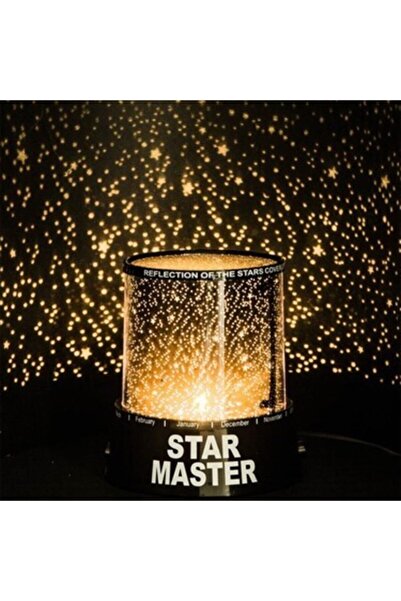 Genel Markalar Gece Lambası Star Master Yıldız Yansıtmalı Projeksiyon Bebek O...