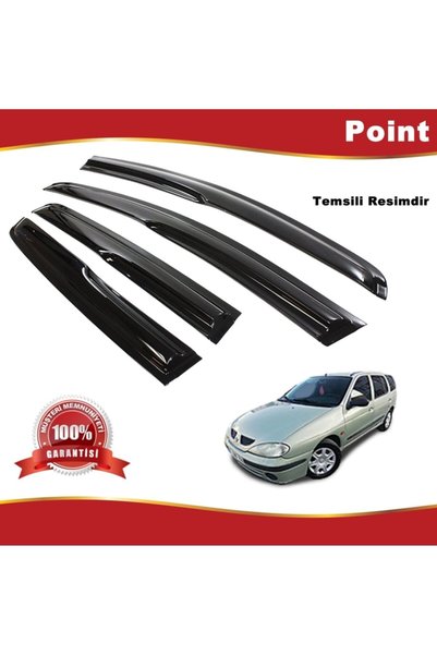 Point Renault Megane 1 Mügen Cam Rüzgarlığı Stw 1996-2004 Arası 4 Lü Takım