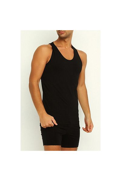Moda Meral Ανδρικό Μαύρο Modal Sports Singlet - Star Pattern Mmrlyldzsporcu