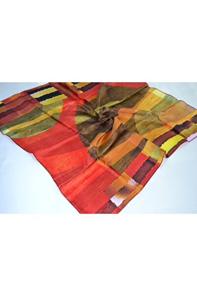 VİZYON وشاح نسائي مصنوع من الحرير بنسبة 100%