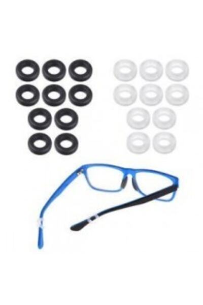 Kia Gözlük Sapı Tutucu - Silikon Kaydırmaz Kulak Tutucu - Yuvarlak Model Sarı