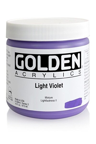 Golden Heavy Body Acrylıc 473 Ml Seri 3 Lıght Vıolet