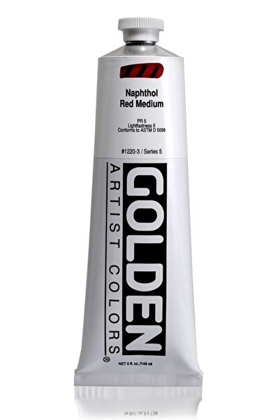 Golden Heavy Body Acrylıc 148 Ml Seri 5 Napthol Red Medıum