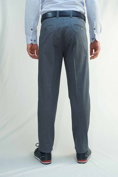 Bomonti Men's Gray Classic Trousers