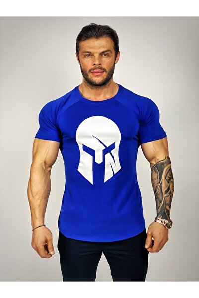 BLACK Μπλε ανδρικό μπλουζάκι