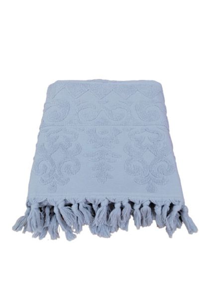 Nevin Acar Gray Authentic Large Size Cotton Bath Towel