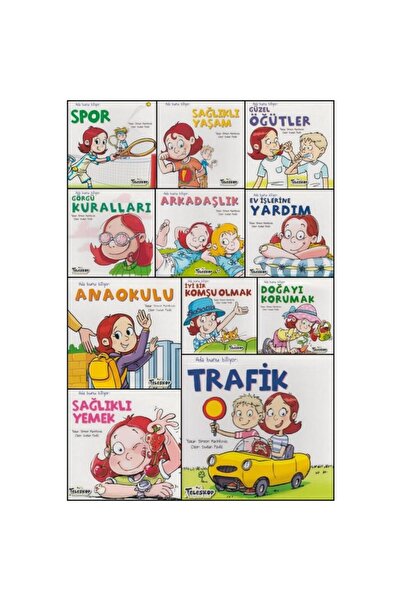 Yağmur Çocuk مجموعة كتب Ada Knows That 11 (تعليم القيم في رياض الأطفال)